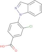 3-Chloro-4-(1H-indazol-1-yl)benzoic acid