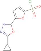 5-(5-Cyclopropyl-1,3,4-oxadiazol-2-yl)-2-furansulfonyl chloride