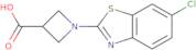 1-(6-Chloro-1,3-benzothiazol-2-yl)azetidine-3-carboxylic acid