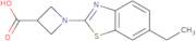 1-(6-Ethyl-1,3-benzothiazol-2-yl)azetidine-3-carboxylic acid