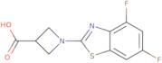 1-(4,6-Difluoro-1,3-benzothiazol-2-yl)azetidine-3-carboxylic acid