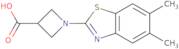 1-(5,6-Dimethyl-1,3-benzothiazol-2-yl)azetidine-3-carboxylic acid