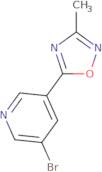 3-Bromo-5-(3-methyl-1,2,4-oxadiazol-5-yl)pyridine
