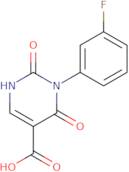 3-(3-Fluorophenyl)-2,4-dioxo-1,2,3,4-tetrahydropyrimidine-5-carboxylic acid