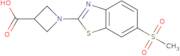 1-[6-(Methylsulfonyl)-1,3-benzothiazol-2-yl]azetidine-3-carboxylic acid