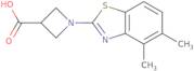 1-(4,5-Dimethyl-1,3-benzothiazol-2-yl)azetidine-3-carboxylic acid