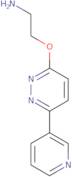 {2-[(6-Pyridin-3-ylpyridazin-3-yl)oxy]ethyl}amine