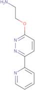 {2-[(6-Pyridin-2-ylpyridazin-3-yl)oxy]ethyl}amine