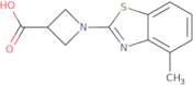 1-(4-Methyl-1,3-benzothiazol-2-yl)azetidine-3-carboxylic acid