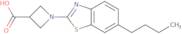 1-(6-Butyl-1,3-benzothiazol-2-yl)azetidine-3-carboxylic acid