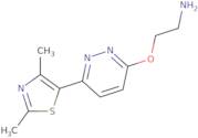 (2-([6-(2,4-Dimethyl-1,3-thiazol-5-yl)pyridazin-3-yl]oxy)ethyl)amine