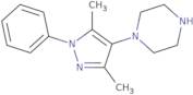 1-(3,5-Dimethyl-1-phenyl-1H-pyrazol-4-yl)piperazine