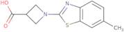 1-(6-Methyl-1,3-benzothiazol-2-yl)azetidine-3-carboxylic acid