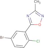5-(5-Bromo-2-chlorophenyl)-3-methyl-1,2,4-oxadiazole