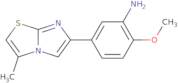 [2-Methoxy-5-(3-methylimidazo[2,1-b][1,3]thiazol-6-yl)phenyl]amine