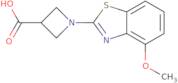 1-(4-Methoxy-1,3-benzothiazol-2-yl)azetidine-3-carboxylic acid