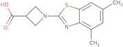 1-(4,6-Dimethyl-1,3-benzothiazol-2-yl)azetidine-3-carboxylic acid