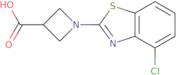 1-(4-Chloro-1,3-benzothiazol-2-yl)azetidine-3-carboxylic acid