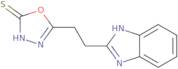 5-[2-(1H-Benzimidazol-2-yl)ethyl]-1,3,4-oxadiazole-2-thiol