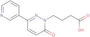 4-(6-Oxo-3-pyridin-3-ylpyridazin-1(6H)-yl)butanoic acid