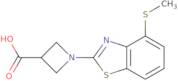 1-[4-(Methylthio)-1,3-benzothiazol-2-yl]azetidine-3-carboxylic acid