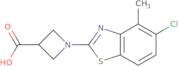 1-(5-Chloro-4-methyl-1,3-benzothiazol-2-yl)azetidine-3-carboxylic acid