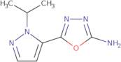 5-[1-(Propan-2-yl)-1H-pyrazol-5-yl]-1,3,4-oxadiazol-2-amine
