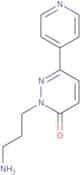 2-(3-Aminopropyl)-6-pyridin-4-ylpyridazin-3(2H)-one