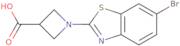 1-(6-Bromo-1,3-benzothiazol-2-yl)azetidine-3-carboxylic acid