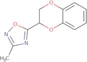 5-(2,3-Dihydro-1,4-benzodioxin-2-yl)-3-methyl-1,2,4-oxadiazole