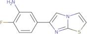 (2-Fluoro-5-imidazo[2,1-b][1,3]thiazol-6-ylphenyl)amine