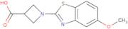 1-(5-Methoxy-1,3-benzothiazol-2-yl)azetidine-3-carboxylic acid