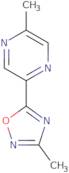 2-Methyl-5-(3-methyl-1,2,4-oxadiazol-5-yl)pyrazine
