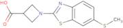 1-[6-(Methylthio)-1,3-benzothiazol-2-yl]azetidine-3-carboxylic acid