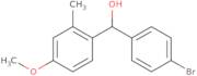 (4-Bromophenyl)(4-methoxy-2-methylphenyl)methanol