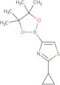 2-Cyclopropyl-4-(tetramethyl-1,3,2-dioxaborolan-2-yl)-1,3-thiazole