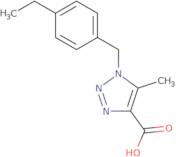 1-[(4-Ethylphenyl)methyl]-5-methyl-1H-1,2,3-triazole-4-carboxylic acid