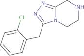 3-[(2-Chlorophenyl)methyl]-5H,6H,7H,8H-[1,2,4]triazolo[4,3-a]pyrazine