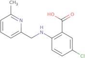5-Chloro-2-{[(6-methylpyridin-2-yl)methyl]amino}benzoic acid