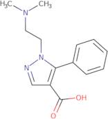 1-[2-(Dimethylamino)ethyl]-5-phenyl-1H-pyrazole-4-carboxylic acid