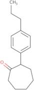 2-(4-Propylphenyl)cycloheptan-1-one