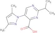 5-(3,5-Dimethyl-1H-pyrazol-1-yl)-2-(propan-2-yl)pyrimidine-4-carboxylic acid