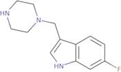6-Fluoro-3-(piperazin-1-ylmethyl)-1H-indole
