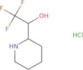 2,2,2-Trifluoro-1-(piperidin-2-yl)ethan-1-ol hydrochloride