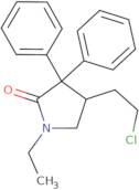 4-(2-Chloroethyl)-1-ethyl-3,3-diphenylpyrrolidin-2-one