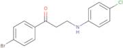 1-(4-Bromophenyl)-3-(4-chloroanilino)-1-propanone