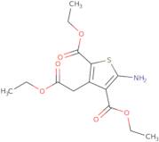 Diethyl 5-amino-3-(2-ethoxy-2-oxoethyl)thiophene-2,4-dicarboxylate