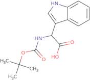 2-{[(tert-butoxy)carbonyl]amino}-2-(1H-indol-3-yl)acetic acid