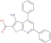 3-Amino-4,6-diphenyl-thieno[2,3-b]pyridine-2-carboxylic acid