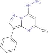 7-Hydrazinyl-5-methyl-3-phenylpyrazolo[1,5-a]pyrimidine